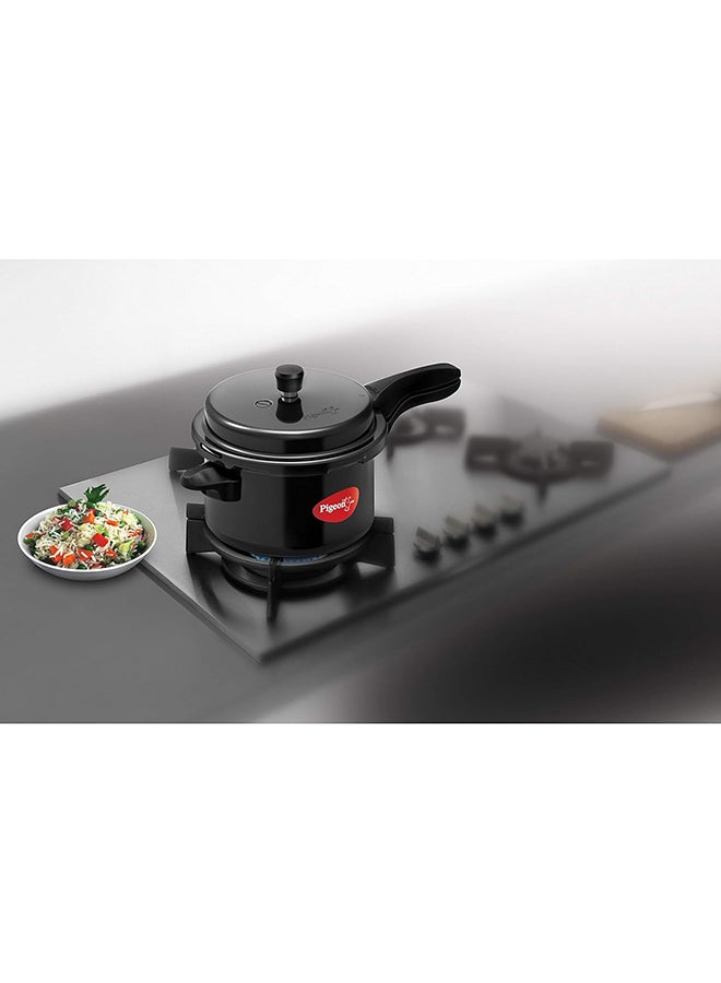 Pigeon Titanium Pressure Cooker 5 Litres | Hard Anodised | Outer Lid | Induction & Gas Compatible | Black - Image 2